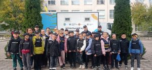 Інтерактивне заняття з безпеки життєдіяльності в межах роботи Мобільного класу безпеки.